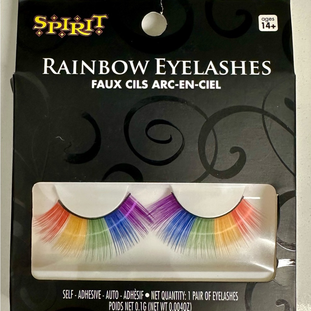 New in Boxes Rainbow False Eyelashes & DUO Brush On Striplash Adhesive